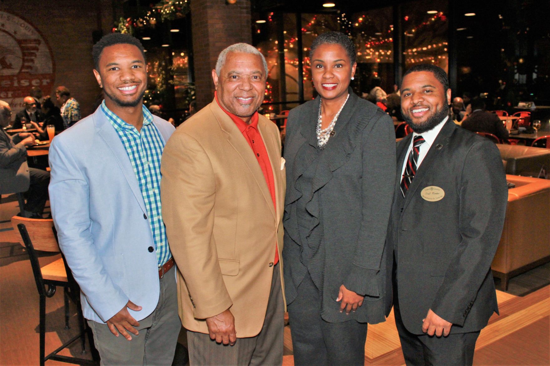 Daniel Jones, Darryl Jones Sr., Karen Morrison, Darryl Jones Jr.